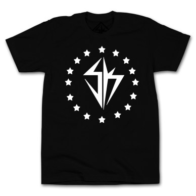 Star blk shirtwht