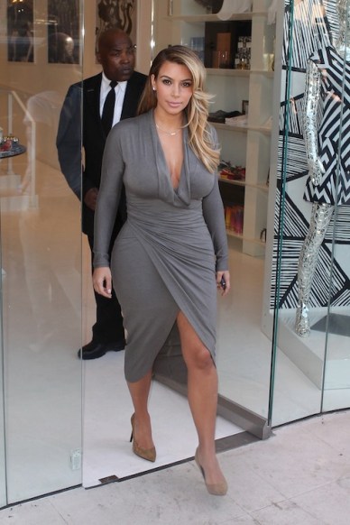 Kim Kardashian leaving the Dash store on Melrose