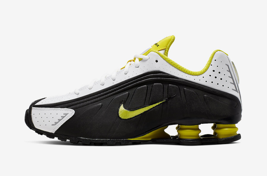 Nike-Shox-R4-Black-Dynamic-Yellow-104265-048-Release-Date