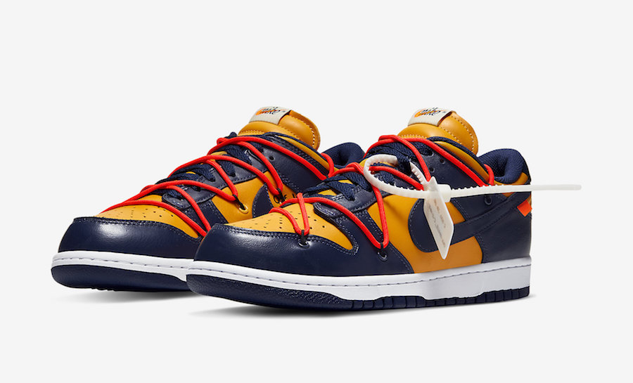 Off-White-Nike-Dunk-Low-Gold-Navy-CT0856-700-Release-Date