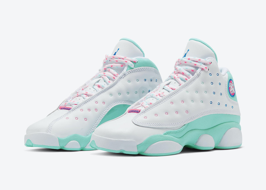Air-Jordan-13-GS-Aurora-Green-Digital-Pink-Release-Date-439358-100-4