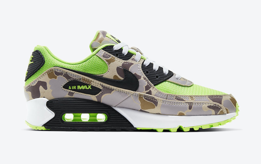Nike-Air-Max-90-Ghost-Gren-Volt-Duck-Camo-CW4039-300-Release-Date-2