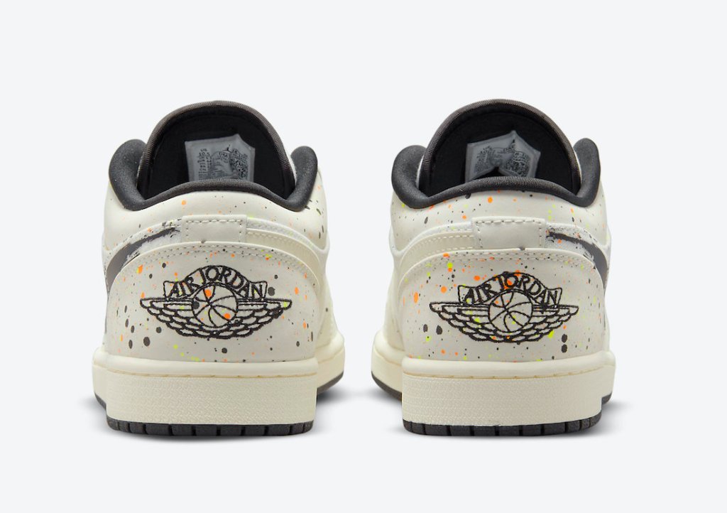 KICKS: NEW #AIRJORDAN 1 LOW “PAINT SPLATTER” DETAILED #SNEAKER IMAGES