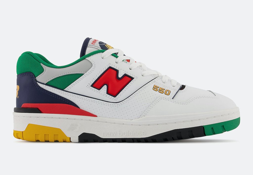 KICKS: NEW BALANCE 550 “OAK LEAF GREEN” DETAILED #SNEAKER&nbsp;IMAGES.