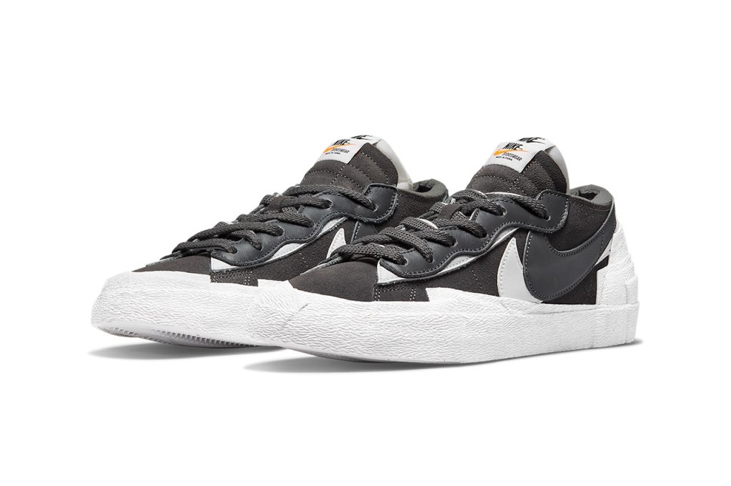 KICKS: NEW #NIKE X #SACAI “BLAZER IRON GREY” LOW DETAILED #SNEAKER&nbsp;IMAGES