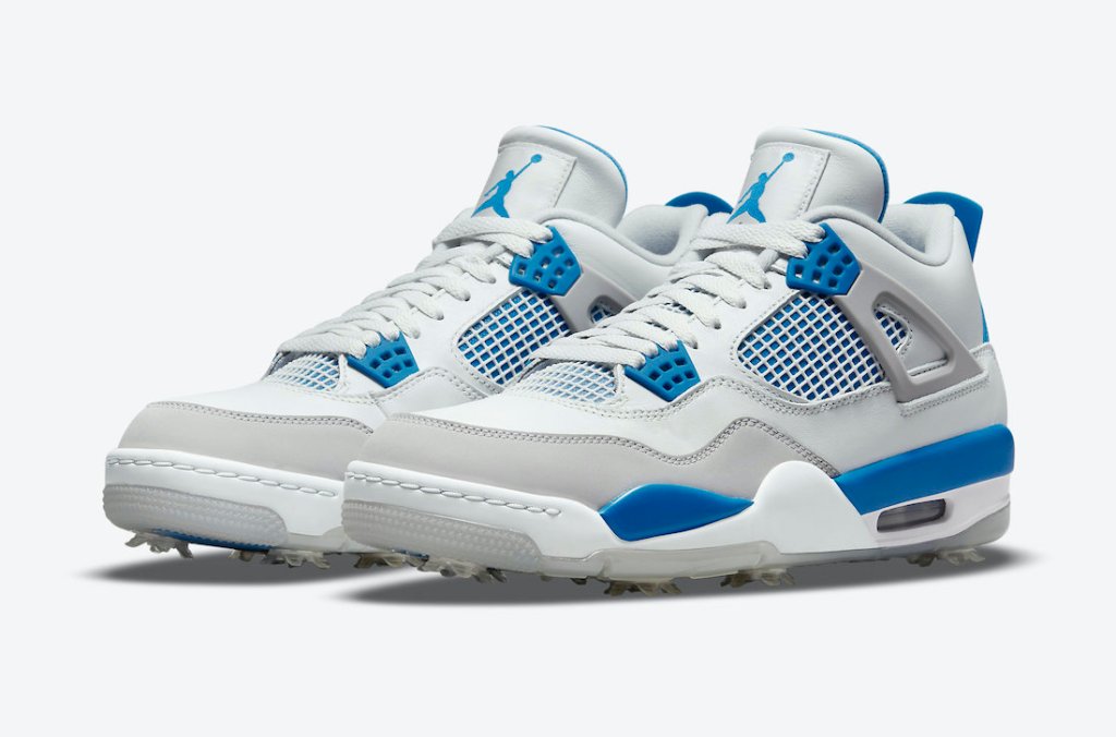 KICKS: NEW #AIRJORDAN 4 :MILITARY BLUE #GOLF DETAILED #SNEAKER IMAGES.