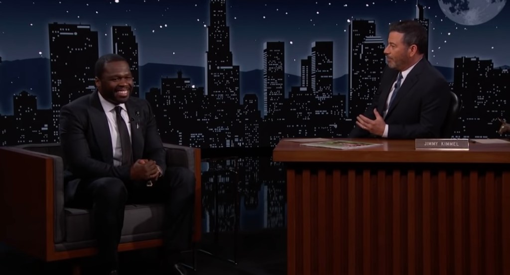 ENTERTAINMENT: #JIMMYKIMMEL WITH Curtis Jackson on Working with Eminem AND&nbsp;MORE!!