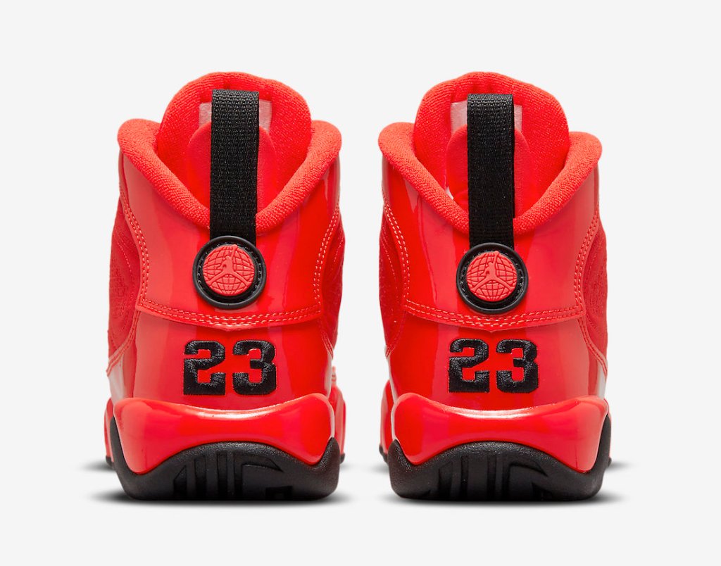 KICKS: THE #AIRJORDAN 9 “CHILE RED” GS DETAILED #SNEAKER&nbsp;IMAGES.