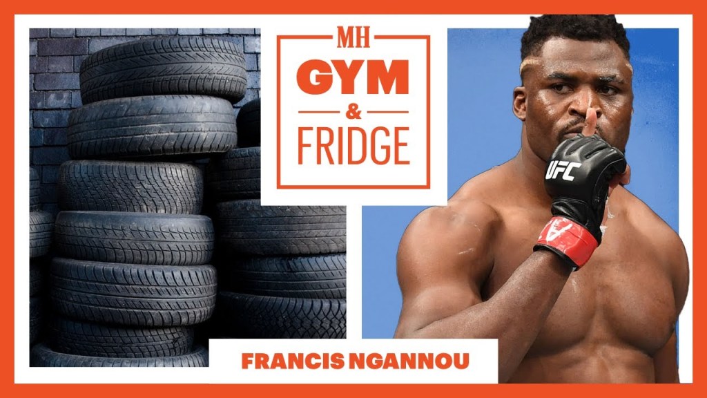 LIFESTYLE: NEW #MENSHEALTH UFC  Champion FrancisNgannou’s Training | Gym &&nbsp;Fridge