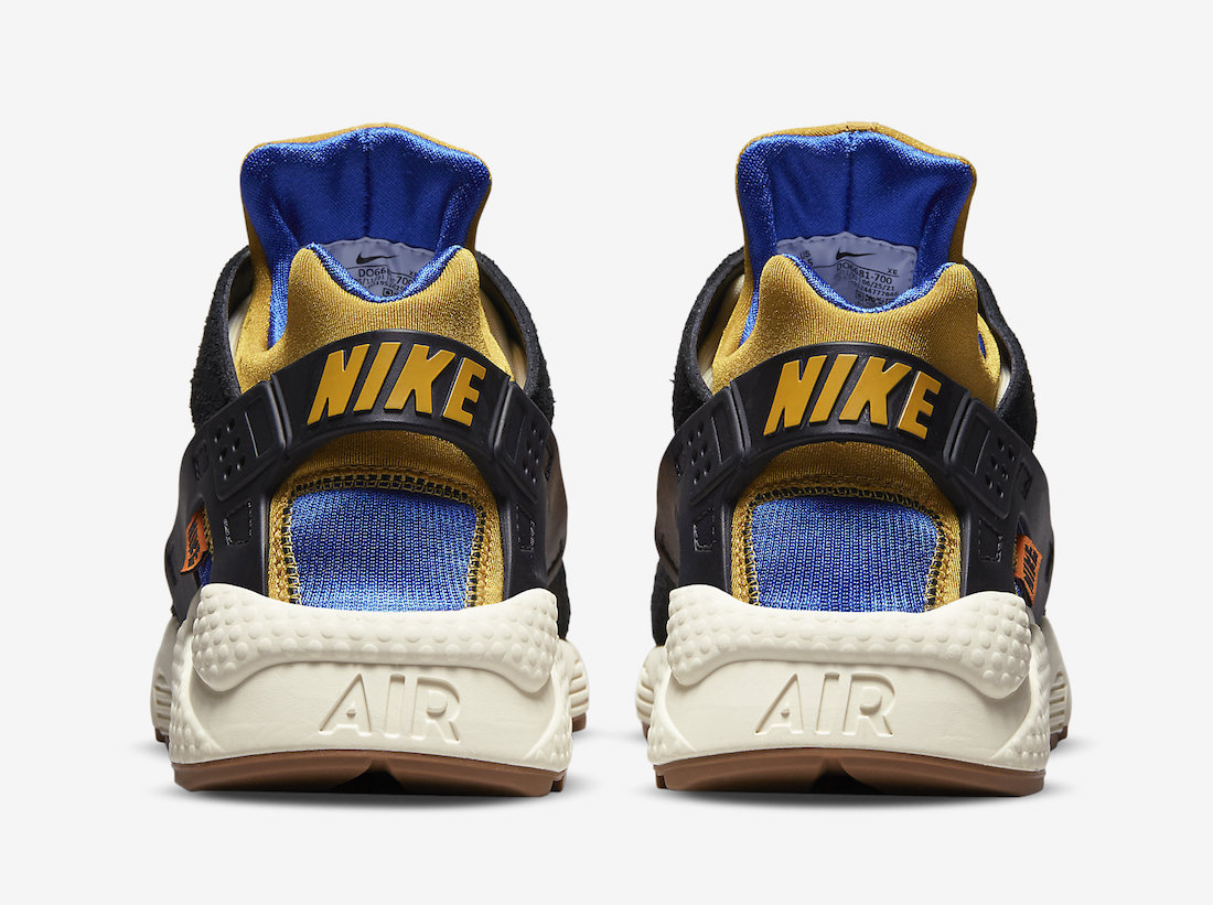 nike air huarache run mid yellow