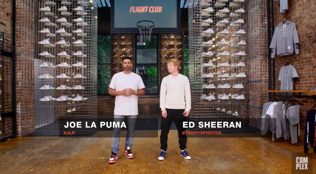 CULTURE: NEW #COMPLEXSNEAKERSHOPPING WITH #EDSHEERAN AR FLIGHT CLUB NYC&nbsp;!!