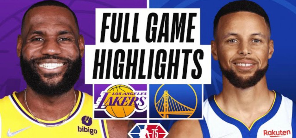 SPORTS: SATURDAY NIGHT HOOPS #LAKERS VS&nbsp;#WARRIORS