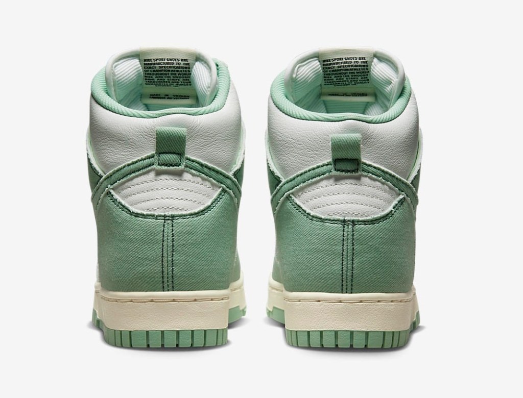 KICKS: NEW NIKE DUNK 1985 “GREEN DENIM” DETAILED #SNEAKER&nbsp;IMAGES