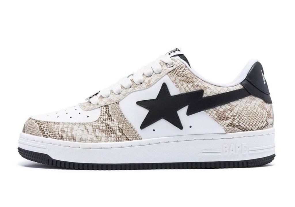 KICKS: NEW BAPE-STA “SNAKESKIN’ SNEAKER IMAGES.