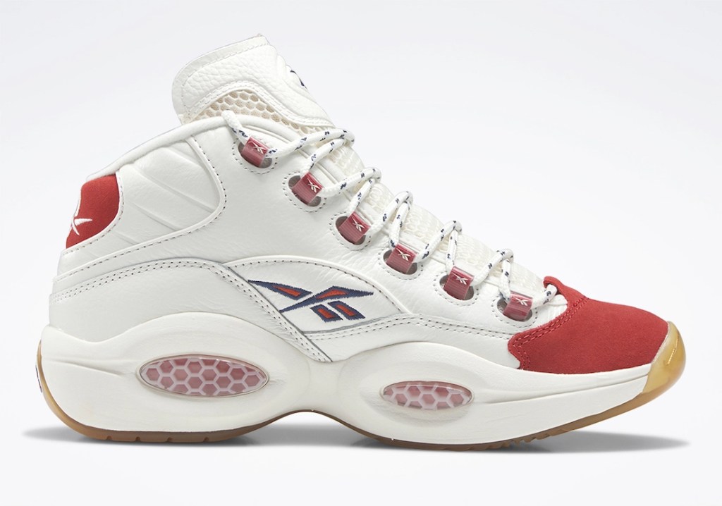 KICKS: REEBOK X QUESTION MID “VINTAGE -RED TOE”&nbsp;SNEAKERS
