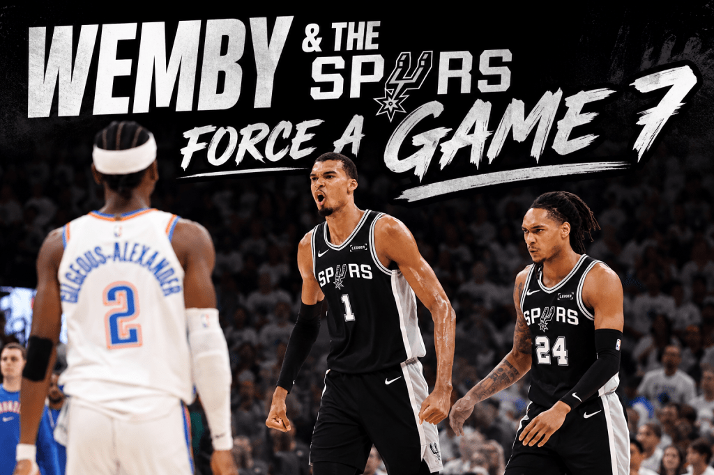 SPORTS: SPURS FORCE A GAME&nbsp;7!!!