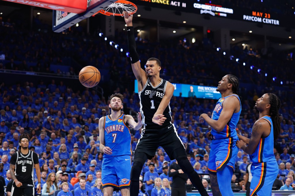 SPORTS: THE SPURS BEST OKC THUNDER IN GAME 1 OF WCF.